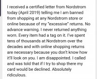 Nordstrom Banned From Shopping From Their Online And Store Purseforum