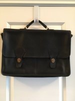 Coach NYC black double turnlock briefcase.jpg