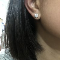 tiffany victoria cluster earrings