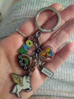 marihudso-34 fake coach keychain mixture of various charms different styles.jpg