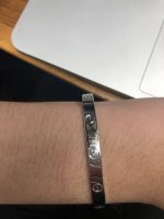 cartier love bracelet patina