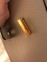 Gold hardware tarnish?