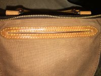 Auth Louis Vuitton Speedy 35 Monogram M41524 Leather Zipper Handle Repair  ALA592
