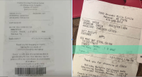 Carousell seller, cylau_v fake receipt vs authentic.png