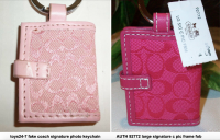 toys24-7 fake coach signature photo keychain vs authentic 92772 back.png