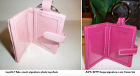 toys24-7 fake coach signature photo keychain vs authentic 92772 open.png