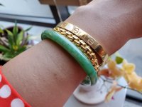 Cartier Love with jade bangle | PurseForum