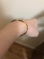 cartier love bracelet too small