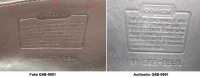 fake G6B-9991 creed vs authentic G6B-9991.png