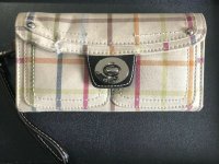 jewelryhouze fake coach tattersall plaid wristlet wallet front.jpg