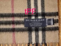 authentic burberry scarf tag