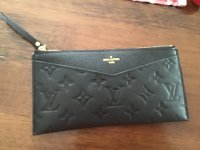 Pochette Melanie Monogram Empreinte Leather BB