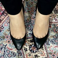Eloise 85mm: Wide feet dilemma. Size up or down? Help! | PurseForum