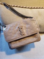 ysl niki gold sand
