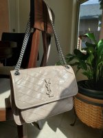 ysl niki gold sand