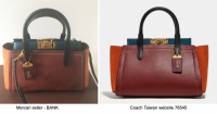 Mercari Bank fake coach front VS authentic 78545.png