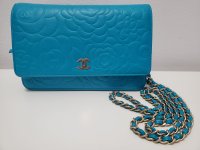 CHANEL COCO HANDLE blue medium chevron #bagoftheday #purseblog #purseforum  #cccertified