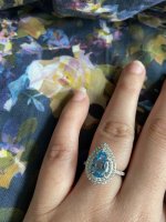 Ecologie binnenkomst Weigeren Tiffany soleste aquamarine pear shaped ring | PurseForum