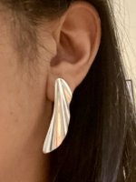 tiffany high tide silver earrings