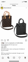 Louis Vuitton Mini Monogram Nano Petit Sac Plat with Strap Mini Bandouliere  861610