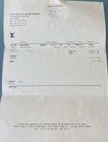 Sophie Tilkalde myg Louis Vuitton receipt Paris | PurseForum