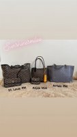 Emier - GOYARD REVERSIBLE ANJOU MINI TOTE GREY -AUD1950