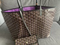 The Purple & Opaline Saint-Louis Claire-Voie tote bag / Le Saint