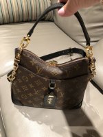 Louis Vuitton vintage monceau two way bag wear throughout and the inside  pocket is peeling long crossbody strap is i…