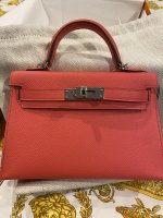 Hermès Horseshoe Stamped (HSS) Tri-Color Orange H, Rose Jaipur and