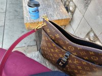 Odeon MM, Just got it, but a small part of me thinks I should not have  gotten black. : r/Louisvuitton