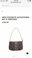 Louis Vuitton Pochette Accessoires My LV Heritage