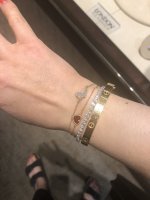 Van cleef bracelet with cartier best sale