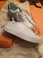 Louis Vuitton Time Out LV Sneaker Light Pink HD On Feet 