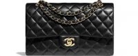 chanel lambskin black medium gold hardware.jpeg