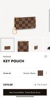 Key pouch expected to go up 40-50$. And seeing the insane prices on  fashionphile… that people will pay is one reason I think LV is raising the  prices : r/Louisvuitton