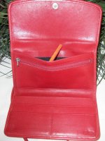 Coach Neo Neoprene Swing Wallet on a String Purse Handbag Crossbody Red 6294 3.jpeg