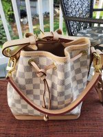 Louis Vuitton Noe BB Damier Azur Review, What Fits & Mod Shots (sorry for  dog barking) 