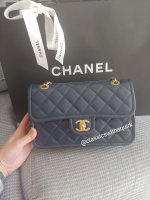 Chanel 21K mini rectangular bag degrade lambskin