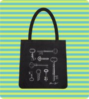 BondGirl black skeleton key tote.jpg