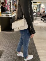 Rare CHANEL bag review rectangular mini in tweed and leather
