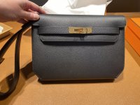 Hermes Kelly Depeche 25 in the most sought after Black & GHW
