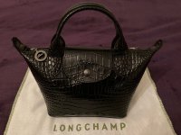 Must Have Mini: Longchamp Le Pliage Cuir Croco - PurseBlog