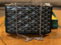 GOYARD ALEXANDRE III LEATHER CROSSBODY BAG