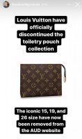 Louis Vuitton Discontinuing the Toiletry Pouches! The Shocking Reasons  Behind It