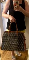 繽紛愛瑪仕- Goyard Sac Hardy bag (貓袋) Pm size : 40cm 灰色