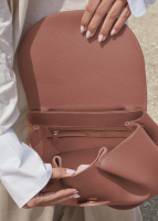 POLÈNE NUMÈRO UN Bag Number One Monochrome Caramel Leather