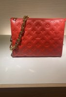 Do You like the red LV coussin bag?😘