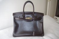 BRAND NEW HERMES KELLY 25 BARENIA FAUBOURG W/ QUALITY ISSUE *Why I didn't  send it to the Spa?*