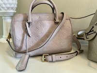 Louis Vuitton, Bags, Lv Speedy Bandouliere 25 Empreinte Turtle Dove