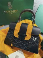 Goyard 2019 Rare Jet Black Cap Vert Bag · INTO